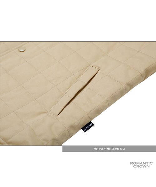 ROMANTIC CROWN（ロマンティッククラウン）の「G.L quilting coach jkt_beige（ジャケット/アウター・メンズ・기타）」の11枚目の写真