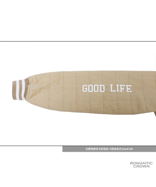 ROMANTIC CROWN（ロマンティッククラウン）の「G.L quilting coach jkt_beige（ジャケット/アウター・メンズ・기타）」の15枚目の写真