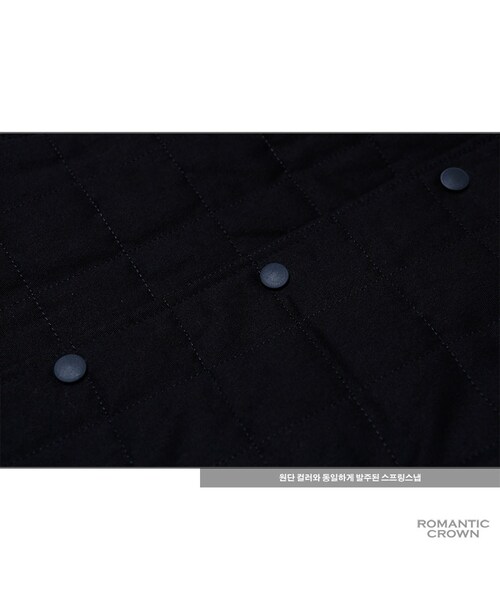 ROMANTIC CROWN（ロマンティッククラウン）の「G.L quilting coach jkt_black（ジャケット/アウター・メンズ・기타）」の9枚目の写真