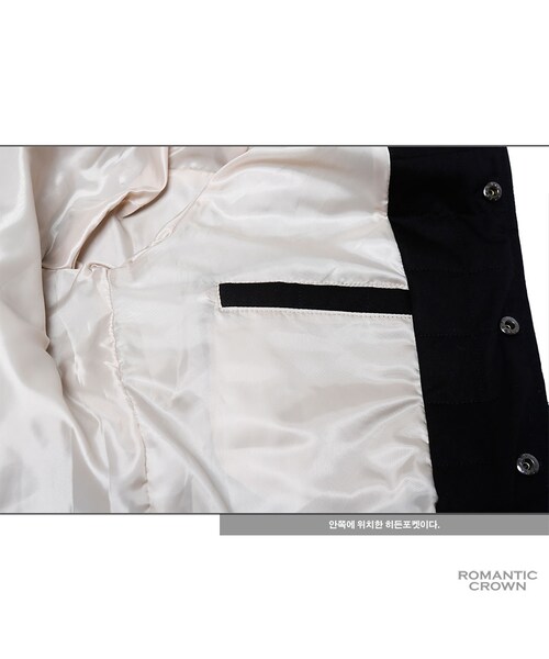 ROMANTIC CROWN（ロマンティッククラウン）の「G.L quilting coach jkt_black（ジャケット/アウター・メンズ・기타）」の16枚目の写真