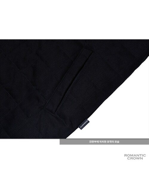 ROMANTIC CROWN（ロマンティッククラウン）の「G.L quilting coach jkt_black（ジャケット/アウター・メンズ・기타）」の11枚目の写真