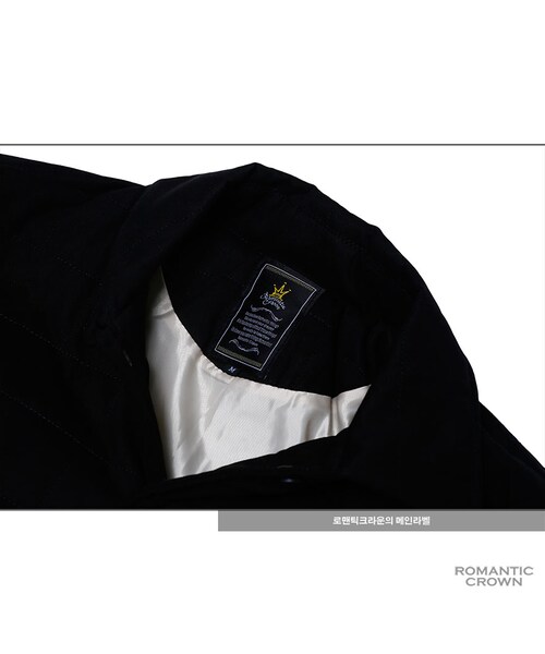ROMANTIC CROWN（ロマンティッククラウン）の「G.L quilting coach jkt_black（ジャケット/アウター・メンズ・기타）」の8枚目の写真