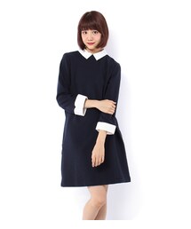 PAGEBOY | 鹿の子リップル衿付きワンピース(ワンピース/ドレス)