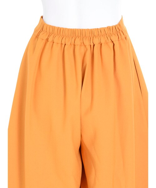 dazzlin（ダズリン）の「【W】フロントプリーツガウチョパンツ（パンツ・レディース・ピンク/イエロー/ネイビー/カーキ）」の9枚目の写真