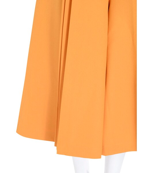 dazzlin（ダズリン）の「【W】フロントプリーツガウチョパンツ（パンツ・レディース・ピンク/イエロー/ネイビー/カーキ）」の11枚目の写真