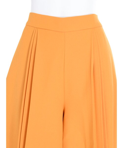 dazzlin（ダズリン）の「【W】フロントプリーツガウチョパンツ（パンツ・レディース・ピンク/イエロー/ネイビー/カーキ）」の10枚目の写真