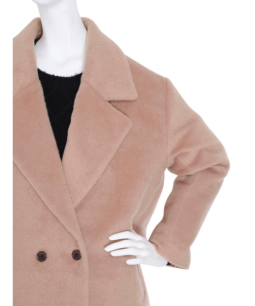 jouetie（ジュエティ）の「コクーンチェスターコート（ジャケット/アウター・レディース・グレー/ブラック/ピンク/キャメル/ミックス）」の17枚目の写真