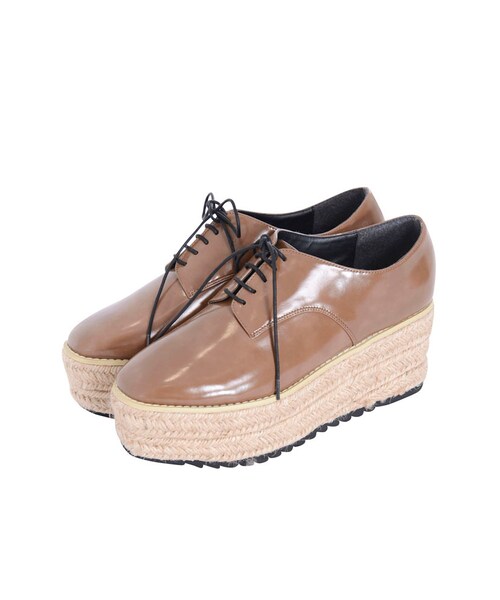 jouetie（ジュエティ）の「厚底ジュートシューズ（シューズ・レディース・ブラック/ボルドー/ベージュ）」の2枚目の写真