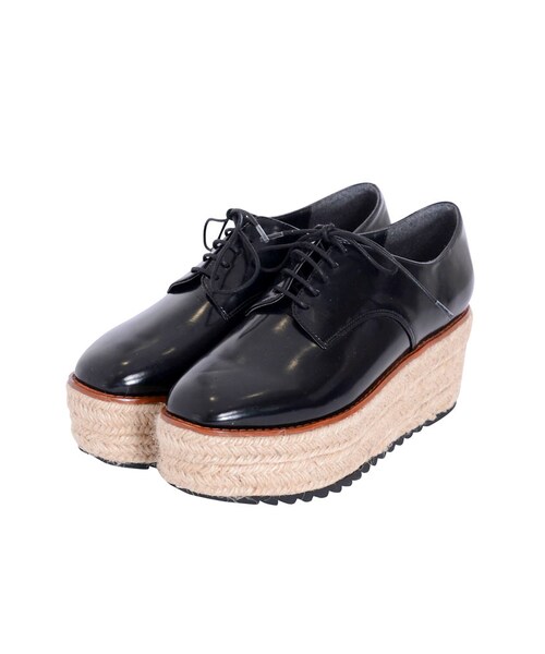 jouetie（ジュエティ）の「厚底ジュートシューズ（シューズ・レディース・ブラック/ボルドー/ベージュ）」の4枚目の写真