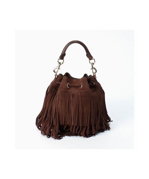 Deuxieme Classe（ドゥーズィエムクラス）の「REBECCA MINKOFFフリンジ フィオナバケット◇（バッグ・レディース・ブラウン・フリー）」の3枚目の写真