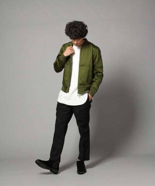 BLISS POINT（ブリスポイント）の「TWアンクルトラウザー（パンツ・メンズ・ブラック/グレー/カーキ・S/M/L）」の4枚目の写真