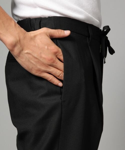 BLISS POINT（ブリスポイント）の「TWアンクルトラウザー（パンツ・メンズ・ブラック/グレー/カーキ・S/M/L）」の11枚目の写真