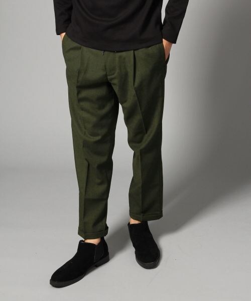 BLISS POINT（ブリスポイント）の「TWアンクルトラウザー（パンツ・メンズ・ブラック/グレー/カーキ・S/M/L）」の3枚目の写真