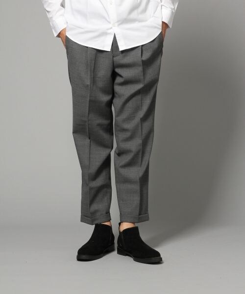 BLISS POINT（ブリスポイント）の「TWアンクルトラウザー（パンツ・メンズ・ブラック/グレー/カーキ・S/M/L）」の2枚目の写真