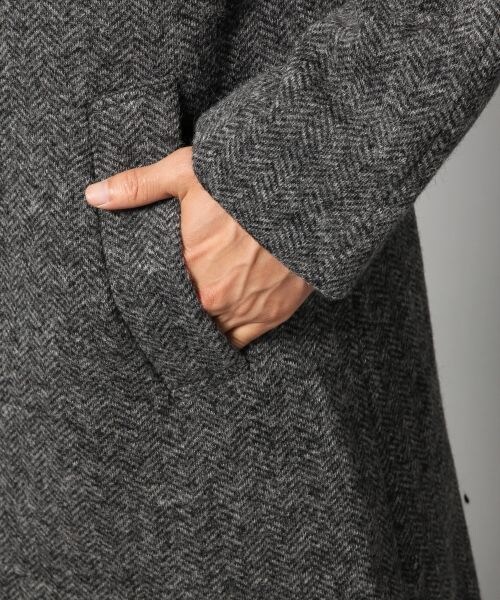 BLISS POINT（ブリスポイント）の「スライハバースタンドコート（ジャケット/アウター・メンズ・ヘリンボーン/チェック・M/L）」の10枚目の写真