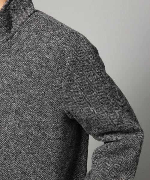 BLISS POINT（ブリスポイント）の「スライハバースタンドコート（ジャケット/アウター・メンズ・ヘリンボーン/チェック・M/L）」の9枚目の写真