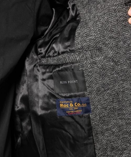 BLISS POINT（ブリスポイント）の「スライハバースタンドコート（ジャケット/アウター・メンズ・ヘリンボーン/チェック・M/L）」の13枚目の写真