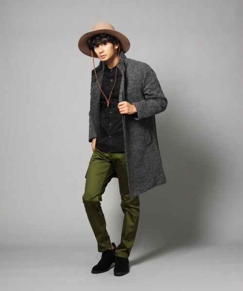 BLISS POINT（ブリスポイント）の「スライハバースタンドコート（ジャケット/アウター・メンズ・ヘリンボーン/チェック・M/L）」の3枚目の写真