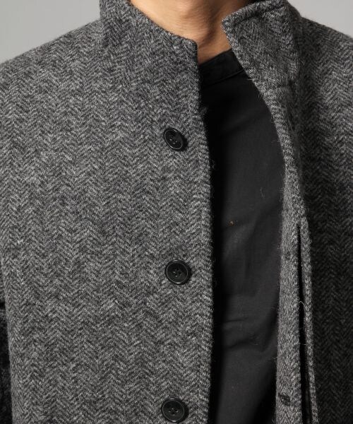 BLISS POINT（ブリスポイント）の「スライハバースタンドコート（ジャケット/アウター・メンズ・ヘリンボーン/チェック・M/L）」の12枚目の写真