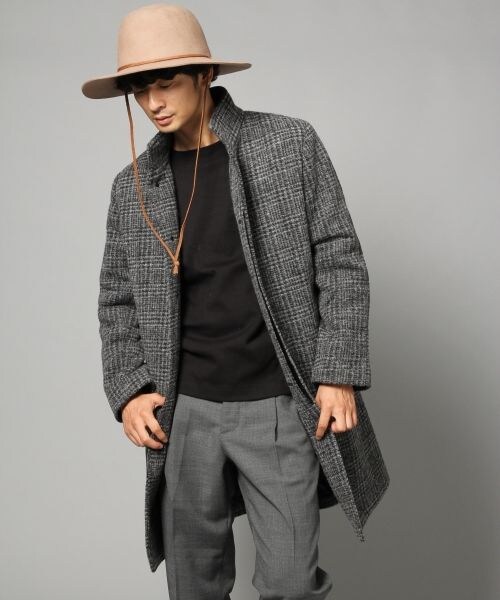 BLISS POINT（ブリスポイント）の「スライハバースタンドコート（ジャケット/アウター・メンズ・ヘリンボーン/チェック・M/L）」の2枚目の写真