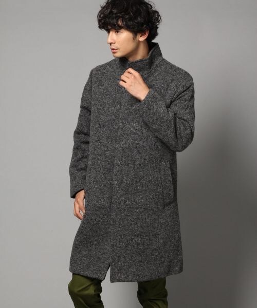 BLISS POINT（ブリスポイント）の「スライハバースタンドコート（ジャケット/アウター・メンズ・ヘリンボーン/チェック・M/L）」の5枚目の写真