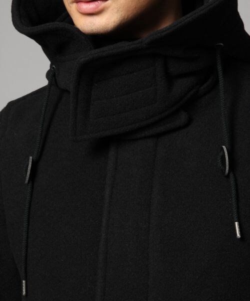 BLISS POINT（ブリスポイント）の「2WAYウールショートモッズ（ジャケット/アウター・メンズ・ブラック/チャコールグレー/カーキ・M/L）」の10枚目の写真