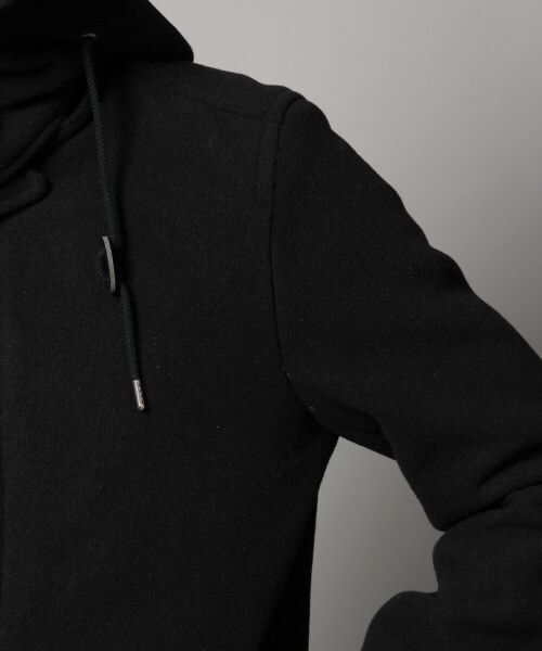 BLISS POINT（ブリスポイント）の「2WAYウールショートモッズ（ジャケット/アウター・メンズ・ブラック/チャコールグレー/カーキ・M/L）」の11枚目の写真