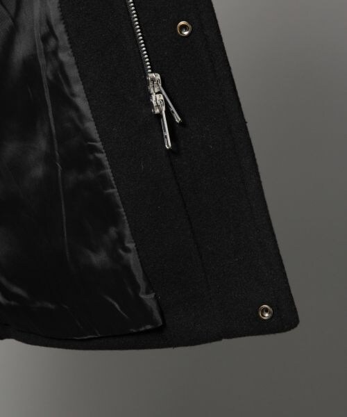 BLISS POINT（ブリスポイント）の「2WAYウールショートモッズ（ジャケット/アウター・メンズ・ブラック/チャコールグレー/カーキ・M/L）」の17枚目の写真