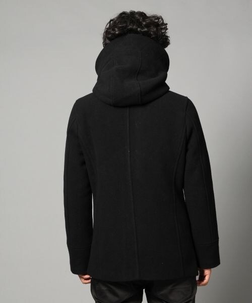 BLISS POINT（ブリスポイント）の「2WAYウールショートモッズ（ジャケット/アウター・メンズ・ブラック/チャコールグレー/カーキ・M/L）」の9枚目の写真