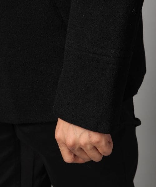 BLISS POINT（ブリスポイント）の「2WAYウールショートモッズ（ジャケット/アウター・メンズ・ブラック/チャコールグレー/カーキ・M/L）」の13枚目の写真