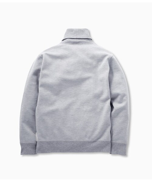 ADAM ET ROPE'(アダムエロペ)の「TCダンボール タートルネック(トップス・メンズ・グレー/ホワイト系/ネイビー・M/L)」の5枚目の写真