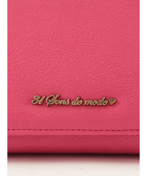 31 Sons de mode（トランテアン　ソン　ドゥ　モード）の「２ＷＡＹマルチミニポシェット（バッグ・レディース・ブラック/ホワイト/ピンク/ベージュ・フリー）」の13枚目の写真