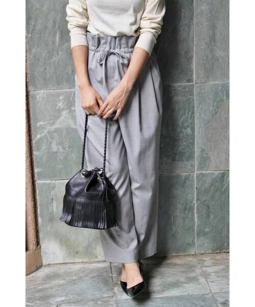 IENA（イエナ）の「《追加》LANA MISTOドローコードパンツ◆（パンツ・レディース・グレー/ベージュ/カーキ・36/38/40）」の20枚目の写真