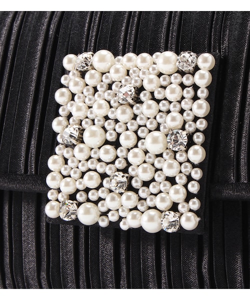 laboratory work（ラボラトリーワーク）の「2WAYクラッチバック（バッグ・レディース・ブラック/ベージュ）」の6枚目の写真