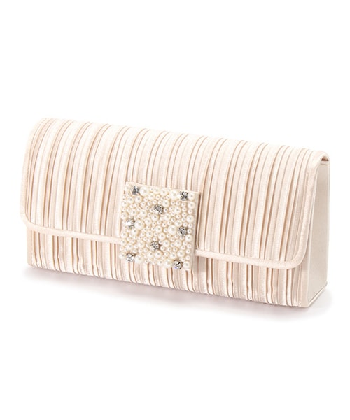 laboratory work（ラボラトリーワーク）の「2WAYクラッチバック（バッグ・レディース・ブラック/ベージュ）」の2枚目の写真