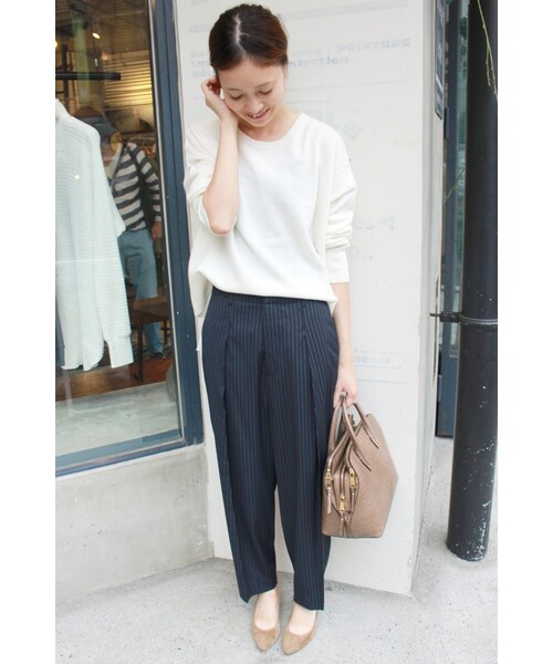 直営店に限定 SLOBE IENA（スローブイエナ）の「《予約》ウールカシミヤ12G ニット/セーター