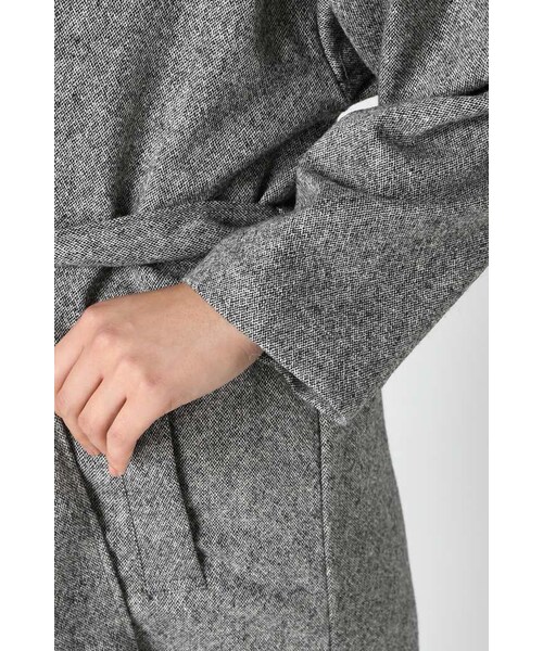 JOURNAL STANDARD（ジャーナルスタンダード）の「レッジーナツイードガウン（ジャケット/アウター・レディース・グレーA・フリー）」の9枚目の写真