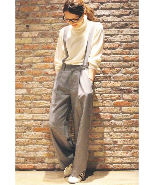 JOURNAL STANDARD（ジャーナルスタンダード）の「ウールワイドパンツ◆（パンツ・レディース・ブラック/グレー/ネイビー・36/38/40）」の20枚目の写真