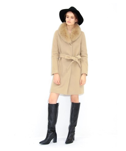 FRAY I.D（フレイアイディー）の「フォックスファーコート（ウール