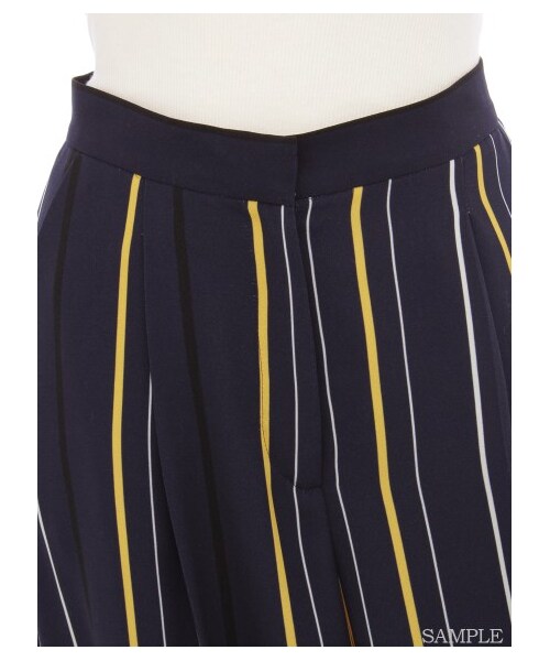 FRAY I.D（フレイアイディー）の「ジョーゼットワイドパンツ（ワイドパンツ・レディース・BEG/BRD/NVY・0/1）」の7枚目の写真