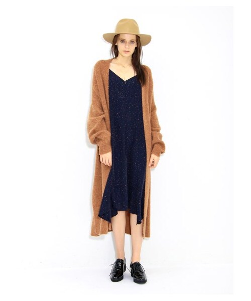 FRAY I.D(フレイアイディー)の「ウール中折れハット(ハット・レディース・BEG/BLK・F)」の8枚目の写真
