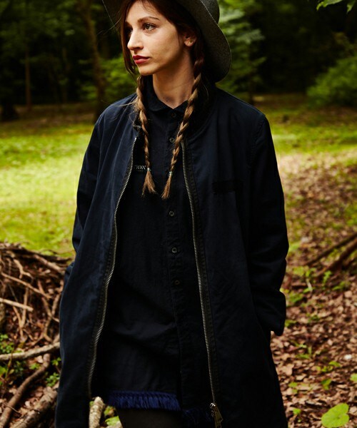 VIRGOwearworks（ヴァルゴウェアワークス）の「Gentle middle milycoat ショップコート（ジャケット/アウター・メンズ・BEIGE/NAVY/BLACK・2/3/4）」の15枚目の写真