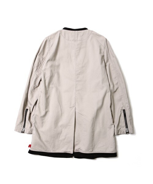 VIRGOwearworks（ヴァルゴウェアワークス）の「Gentle middle milycoat ショップコート（ジャケット/アウター・メンズ・BEIGE/NAVY/BLACK・2/3/4）」の7枚目の写真