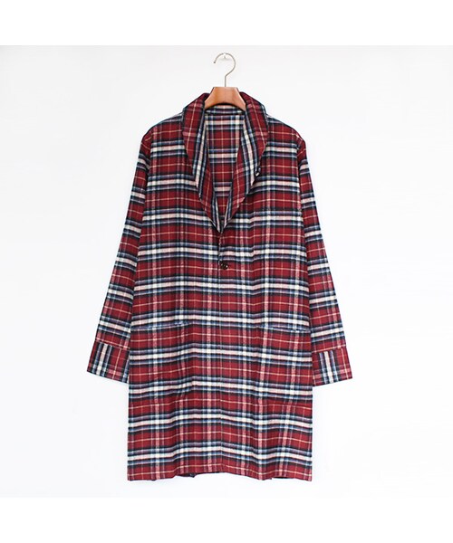 niche.(ニッチ)の「Balba Gown Coat(ジャケット/アウター・Red・S/L)」の2枚目の写真