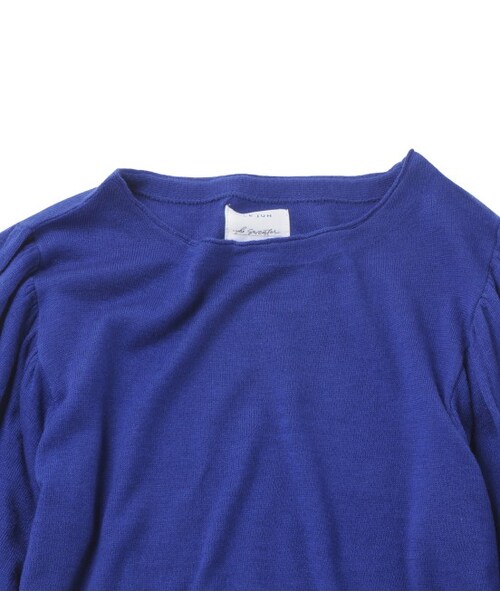 LE JUN(ルジュン)の「ギャザースリーブプルオーバー(トップス・レディース・ブラック/グレー/ブルー系・F)」の5枚目の写真