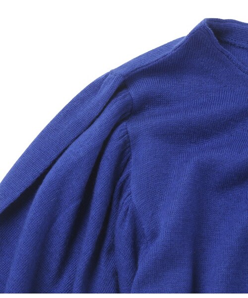 LE JUN(ルジュン)の「ギャザースリーブプルオーバー(トップス・レディース・ブラック/グレー/ブルー系・F)」の6枚目の写真