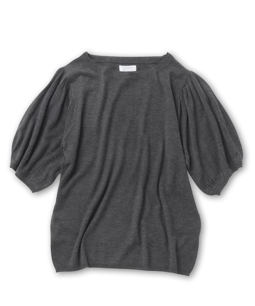 LE JUN(ルジュン)の「ギャザースリーブプルオーバー(トップス・レディース・ブラック/グレー/ブルー系・F)」の3枚目の写真