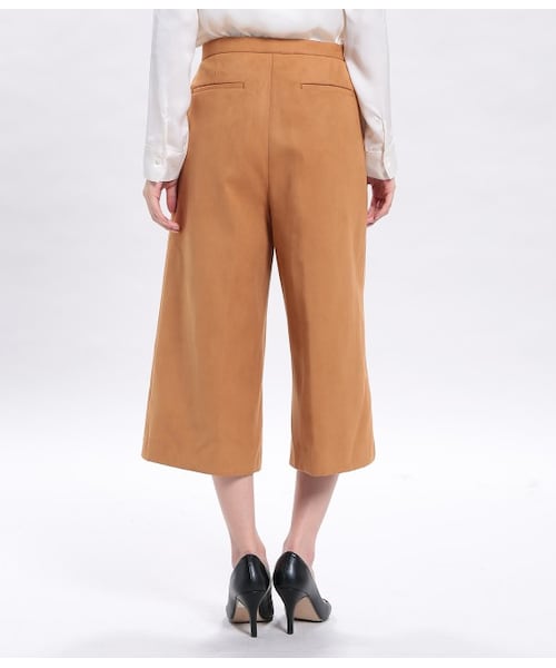ROPE' PICNIC（ロペピクニック）の「フェイクスウェードガウチョパンツ（パンツ・レディース・キャメル/ベージュ/オリーブ・36/38/40）」の6枚目の写真