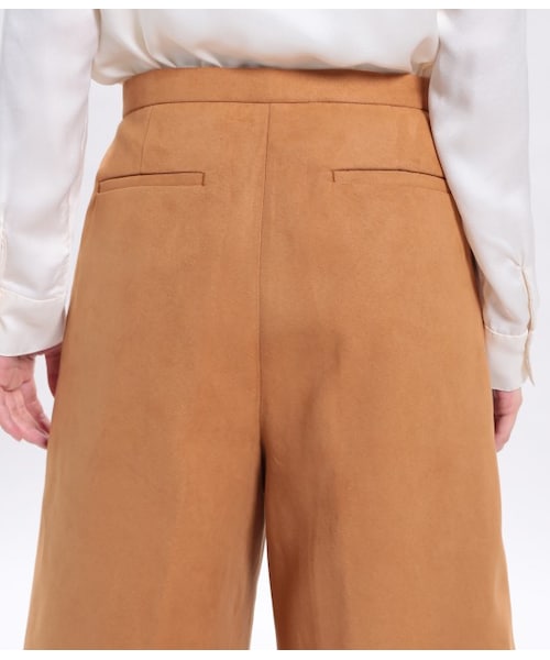 ROPE' PICNIC（ロペピクニック）の「フェイクスウェードガウチョパンツ（パンツ・レディース・キャメル/ベージュ/オリーブ・36/38/40）」の10枚目の写真