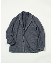 45R（フォーティファイブアール）の「綿ウールジャガードジャケット